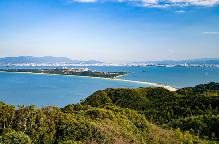 志賀島の海ノ中道 