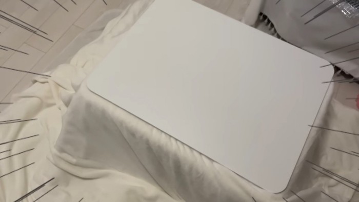 完成したコタツ