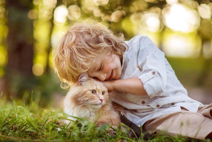 猫と子ども