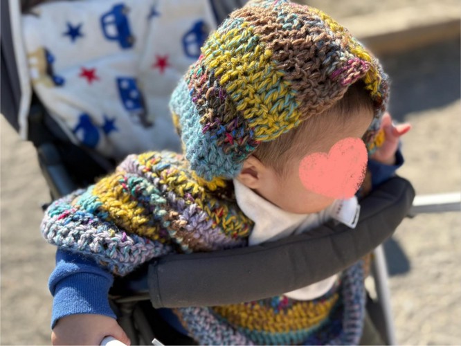 ベビーカーの赤ちゃん