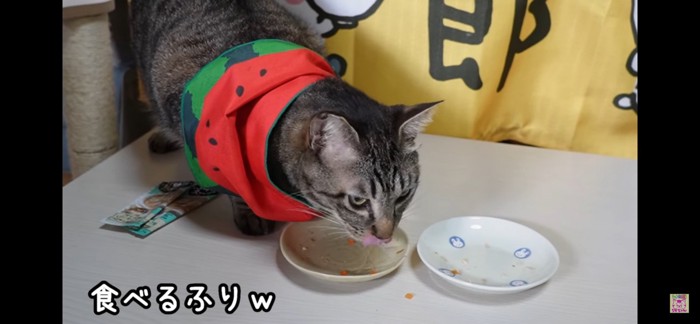 食べたフリ