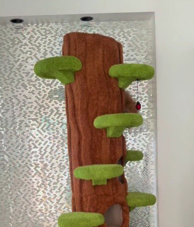 木の形をしたキャットタワー