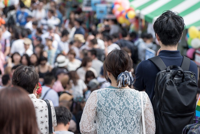 イベントの人ごみ