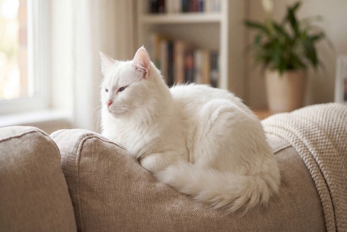くつろぐ猫