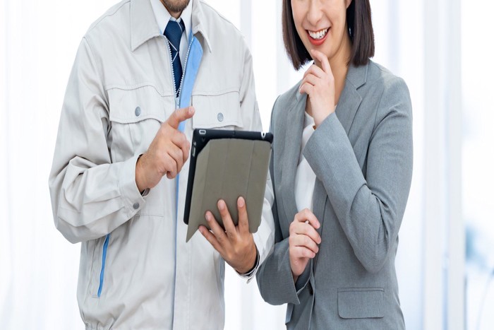 業者との打ち合わせ