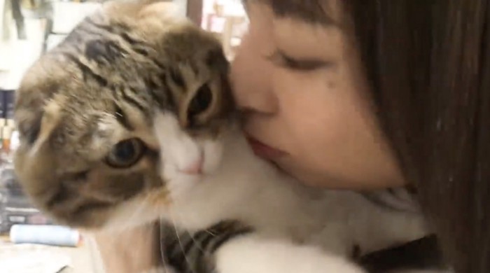 2回目の猫吸いがスタート