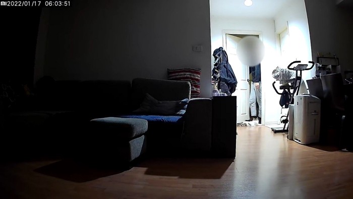 出てきた飼い主さん