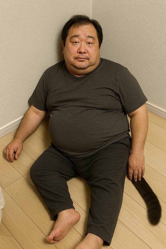 猫の擬人化画像