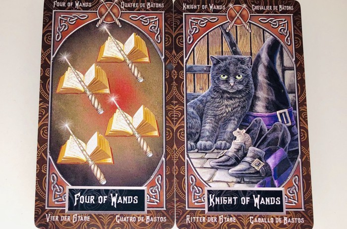 FOURofWANDS/KNIGHTofWANDS