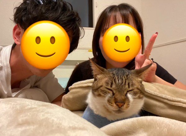 とろろちゃんと飼い主さんご夫婦
