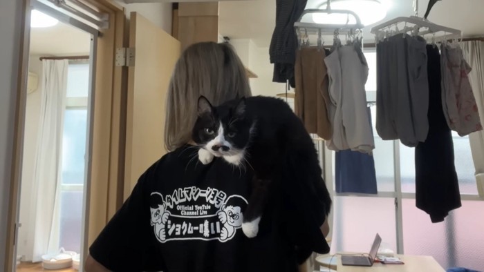 肩乗り