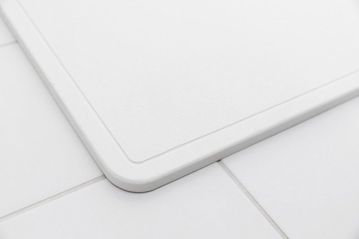 珪藻土バスマットのクローズアップ