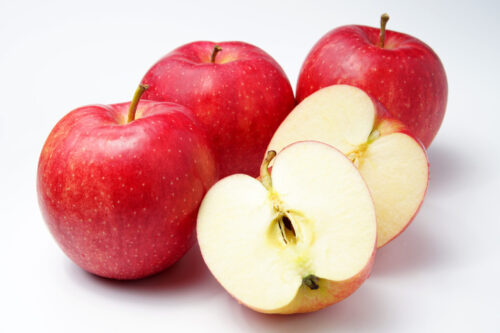 りんごとりんごの断面