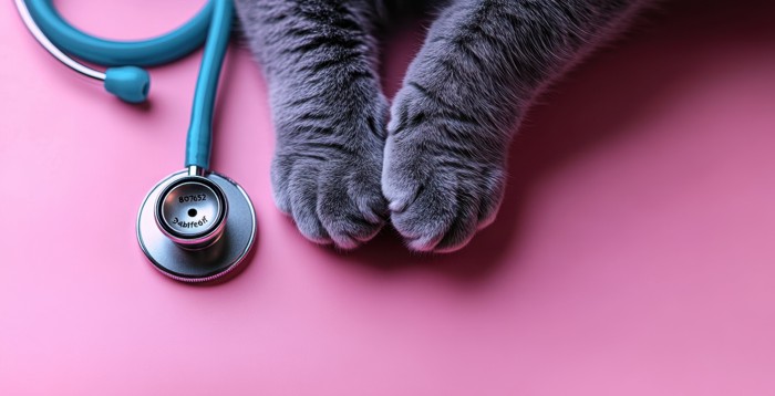 猫の手と聴診器