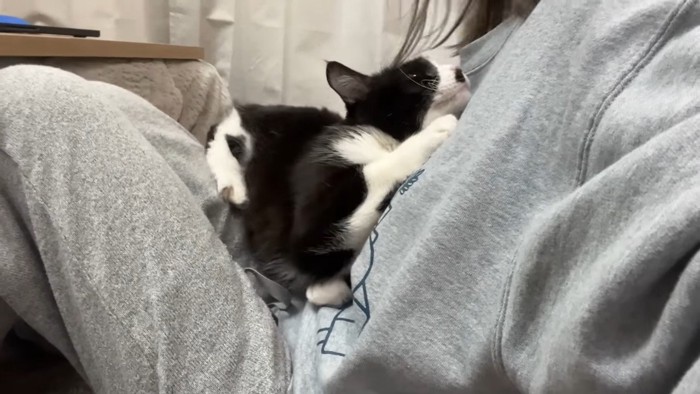 バランスを崩して