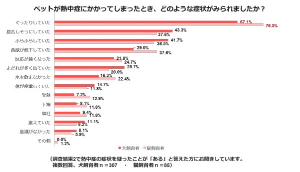 熱中症にかかったときの症状