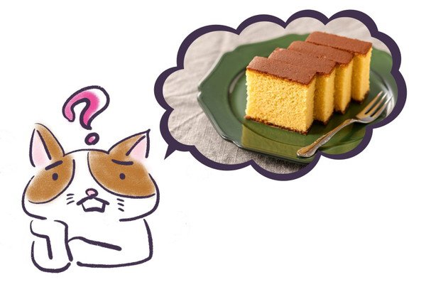 猫がカステラを食べてしまったけど大丈夫？