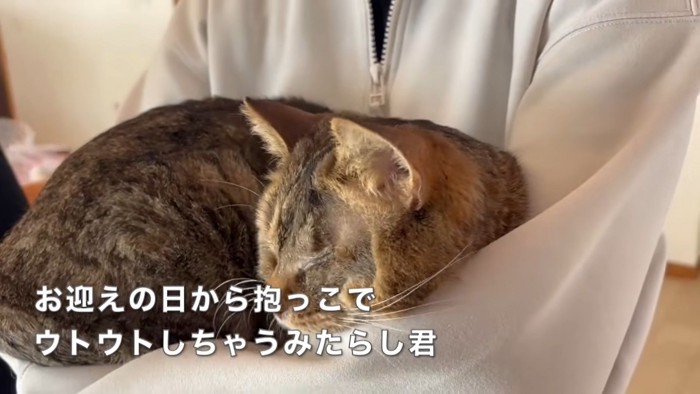 テロップ「お迎えの日~」