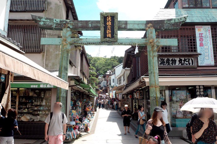 江の島 青銅の鳥居