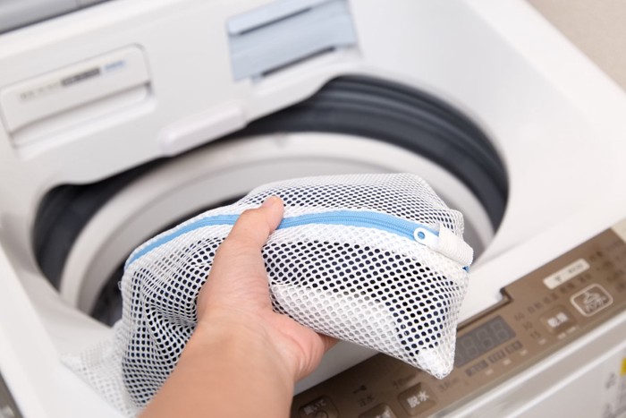 洗濯機と洗濯ネット