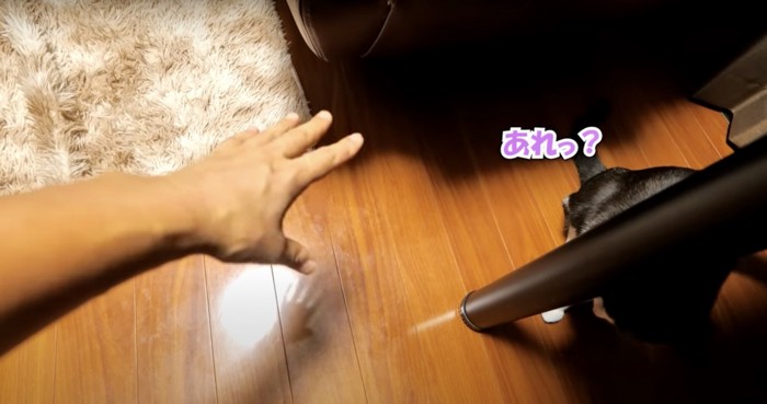 手を広げる腕