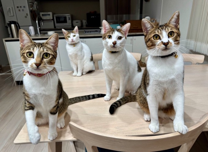 成長した子猫たち