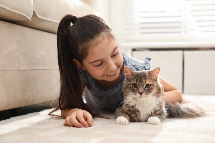 猫と子ども