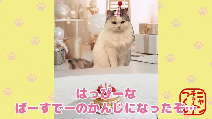 ケーキとつくしちゃん