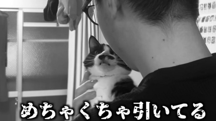 「めちゃくちゃ引いてる」