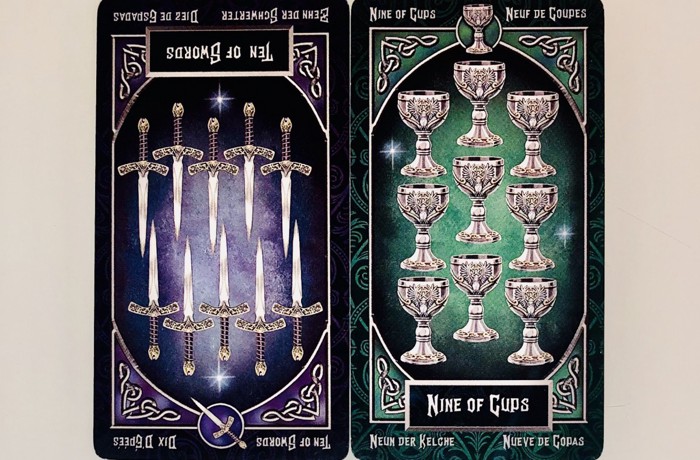 TENofSWORDS/NINEofCUPS