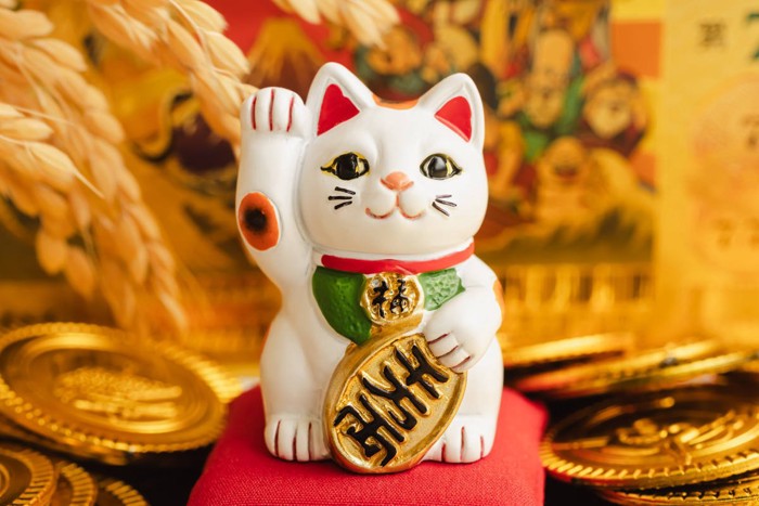招き猫と金貨