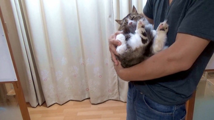 横抱き