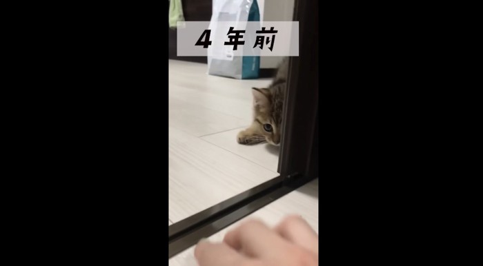 隠れて