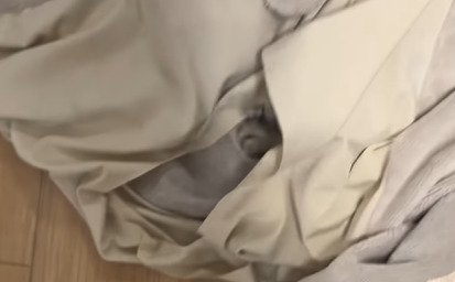 布のアップ