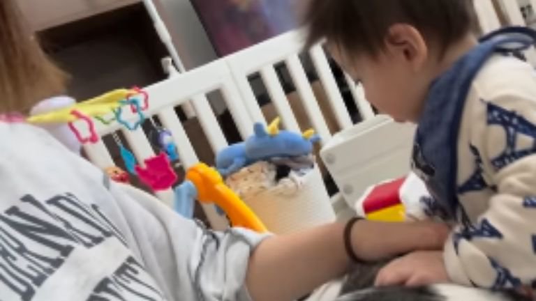 赤ちゃんと猫