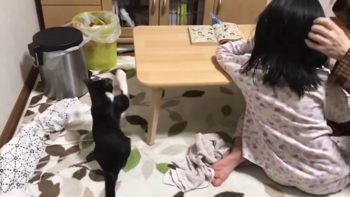 ひまわりちゃんと娘さん