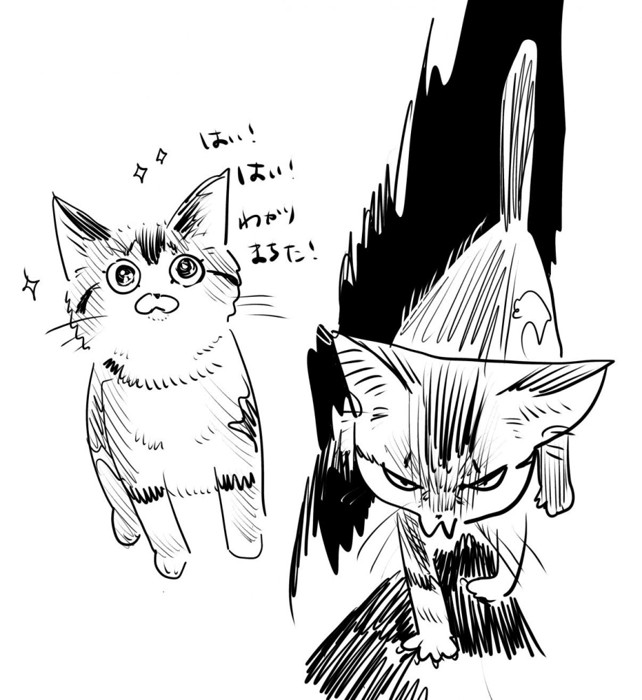 子猫のイラスト