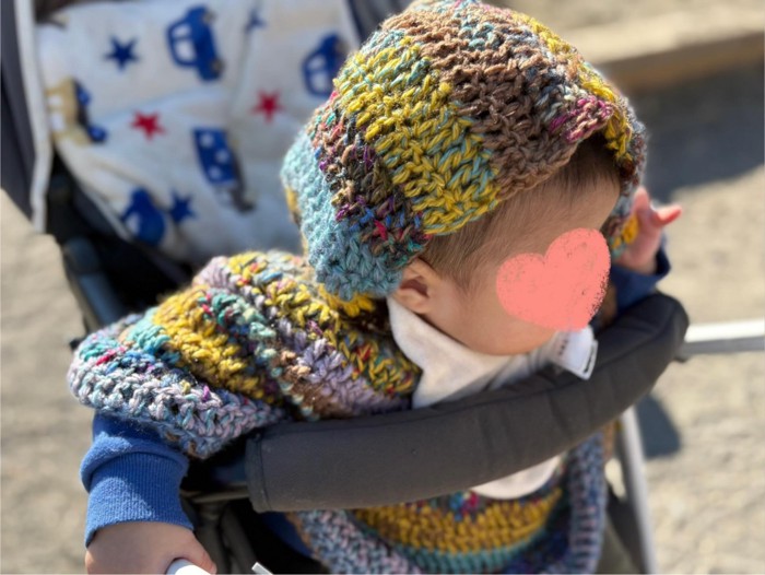 ベビーカーの赤ちゃん