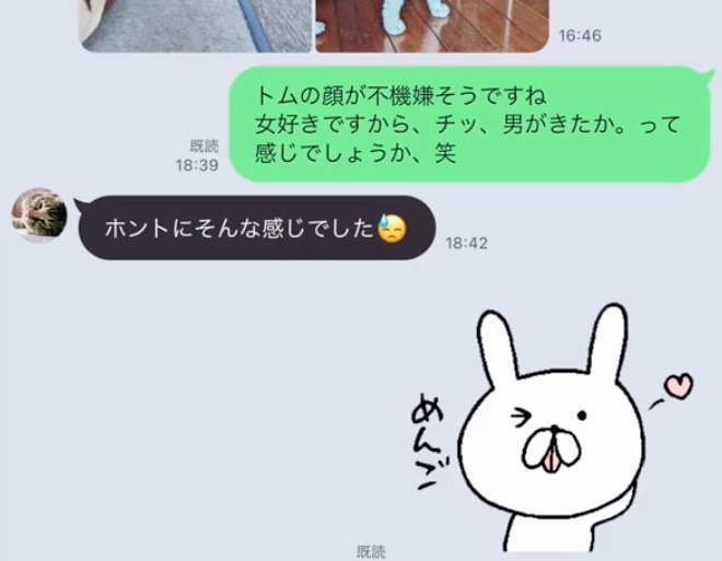 シッターさんの返信