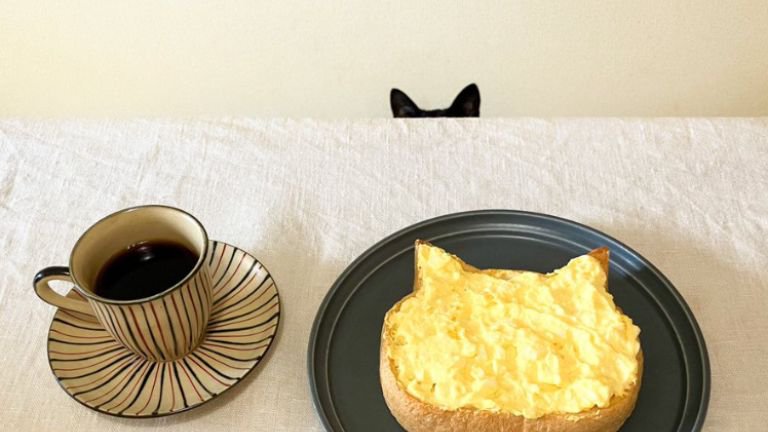 トーストとコーヒーと猫耳