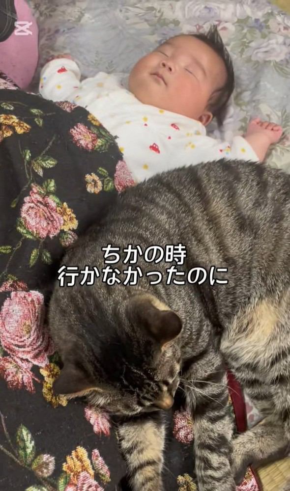 すやすやと寝る赤ちゃん