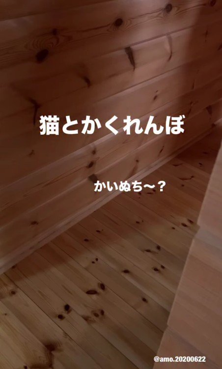 木目調の家の中