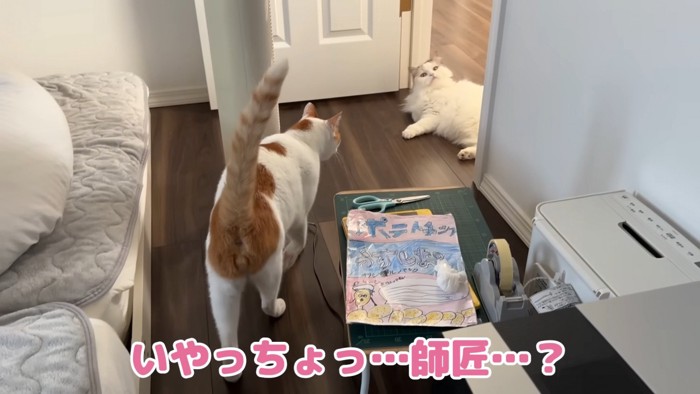 つくしちゃんに迫る師匠