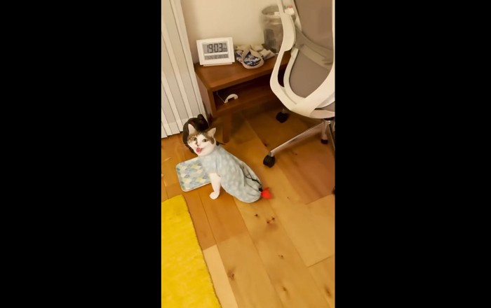 スタンバイするエースくん