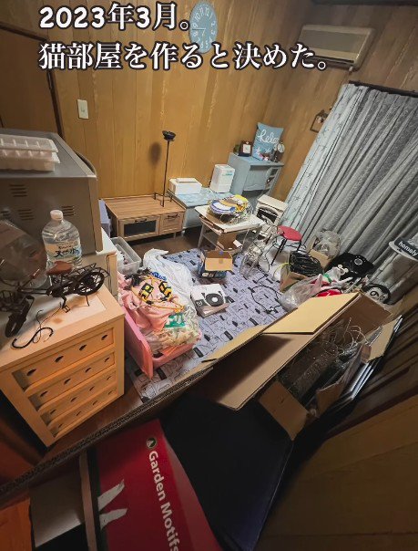 猫部屋にする前の状態