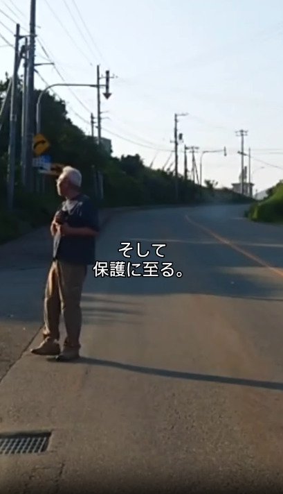 左を見る主さん