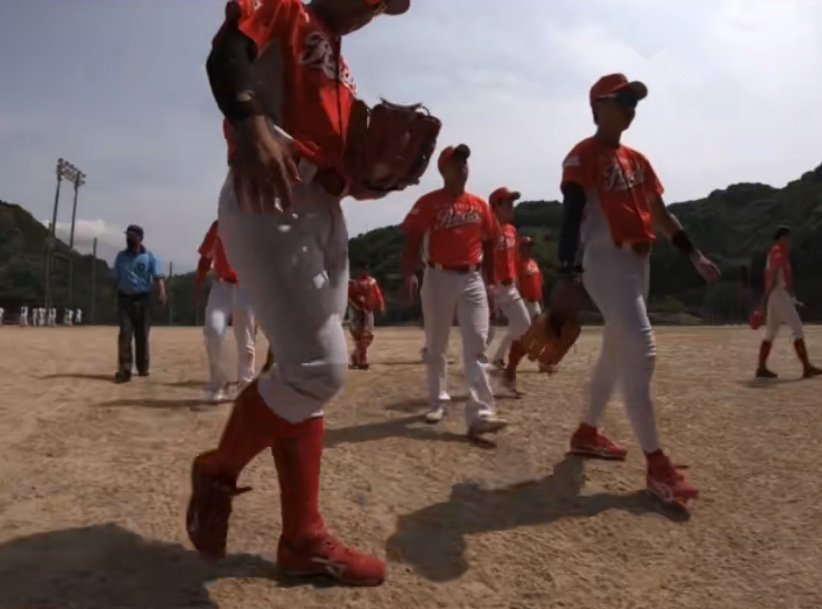 グローブの中に入る子猫