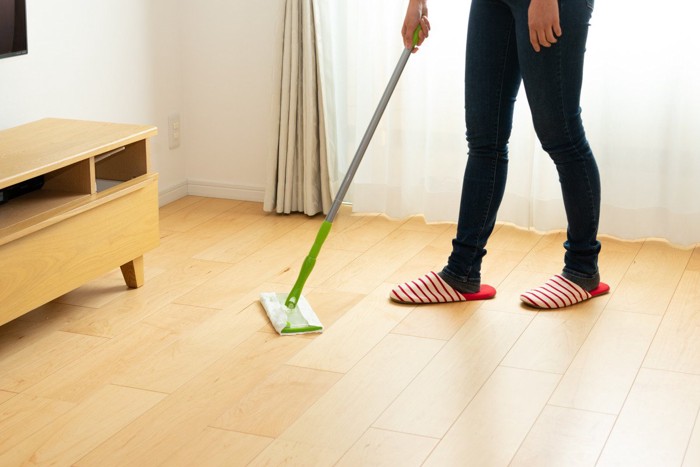 床掃除