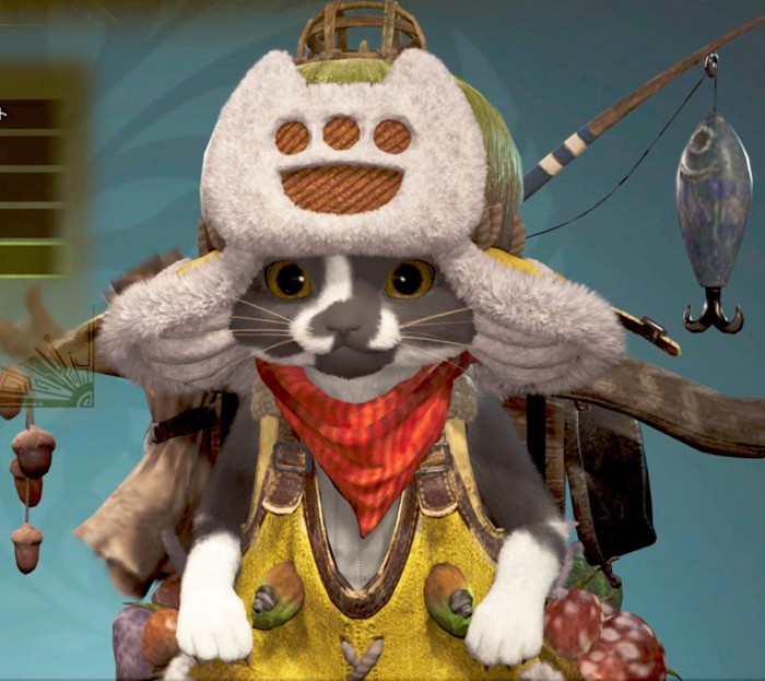 猫のキャラクター(服あり)