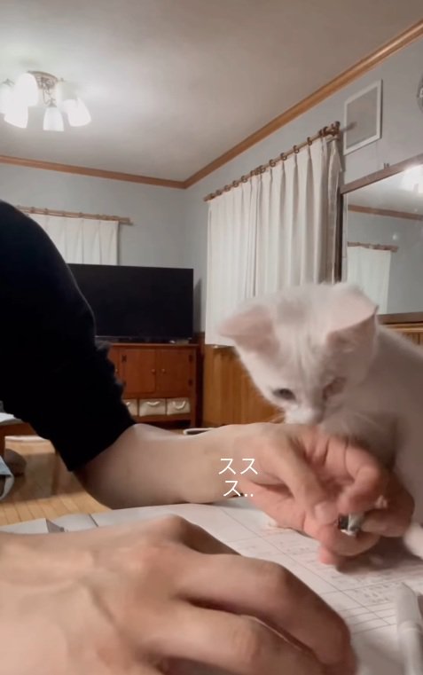 どけられる